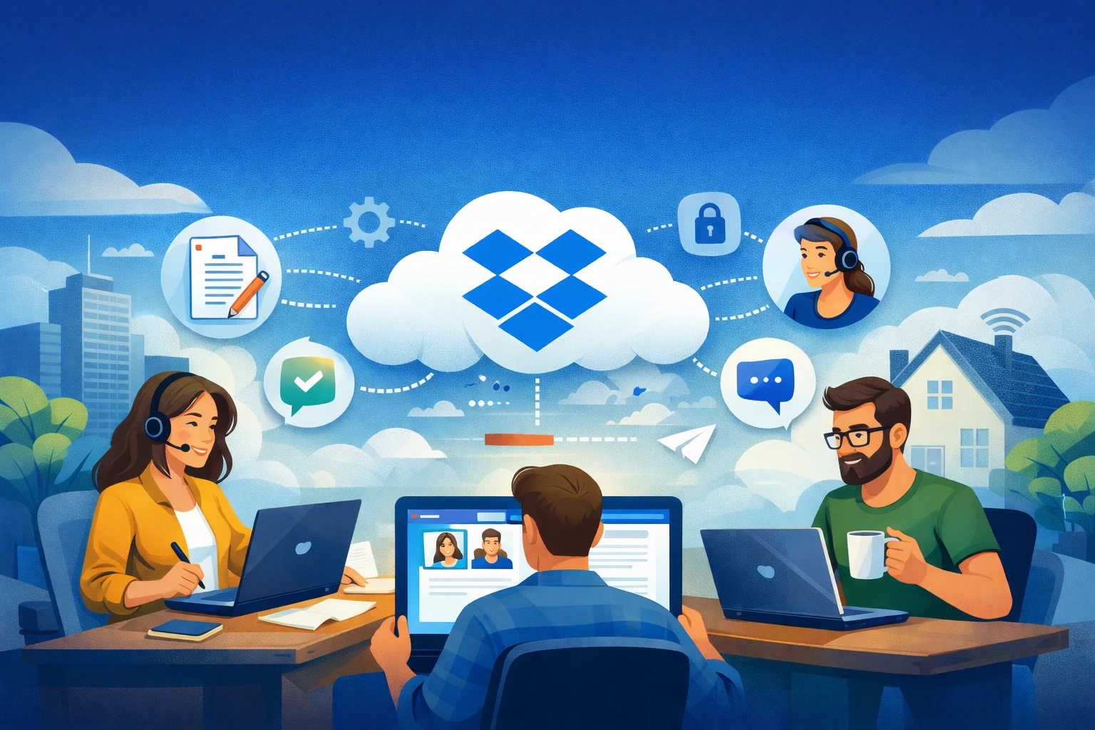 dropbox remote work