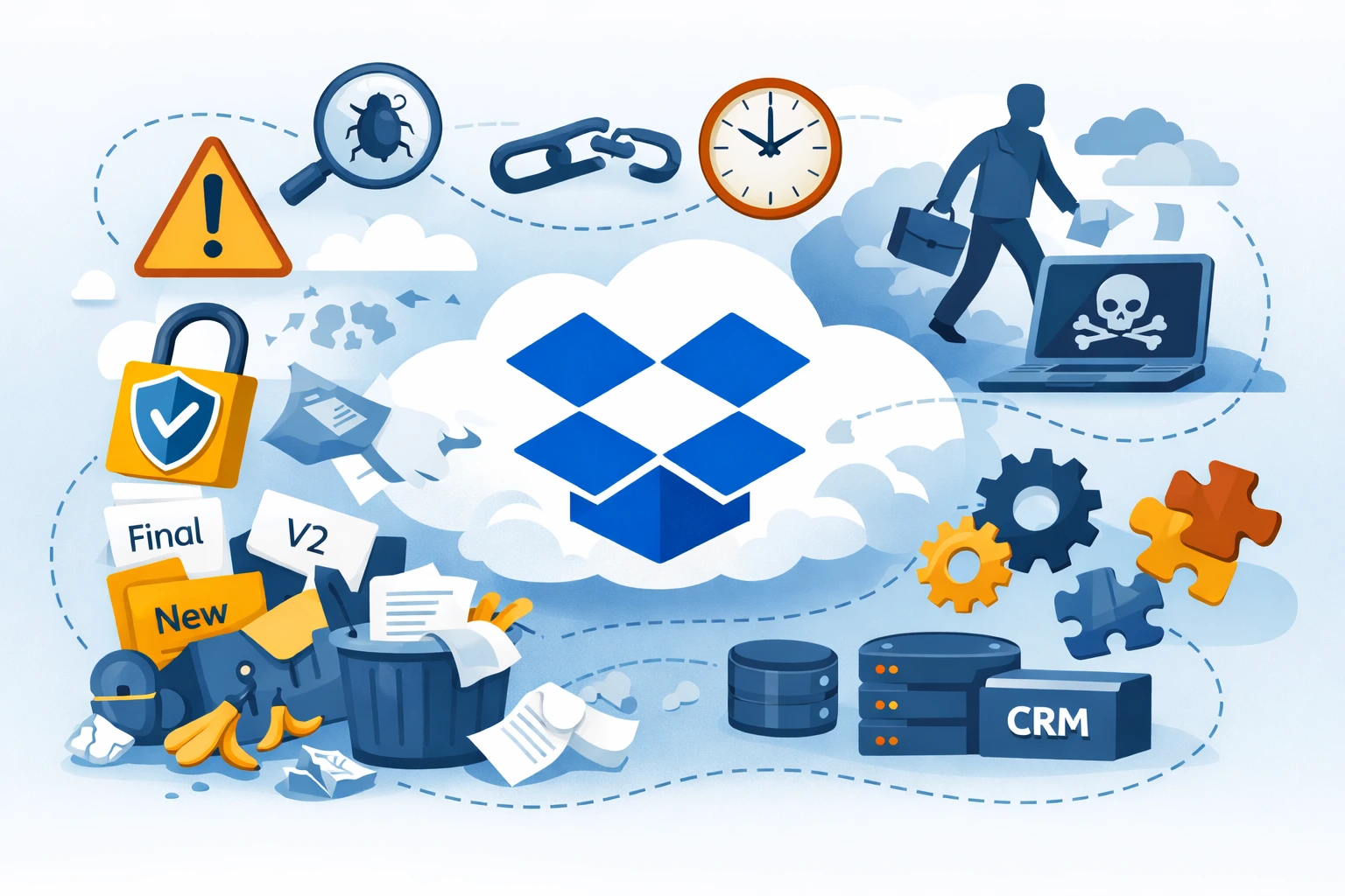 dropbox bledy